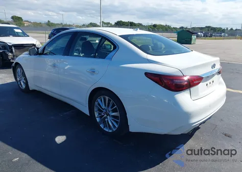 2021 Infiniti Q50 Luxe из США, поврежденный, VIN JN1EV7BP8MM701073